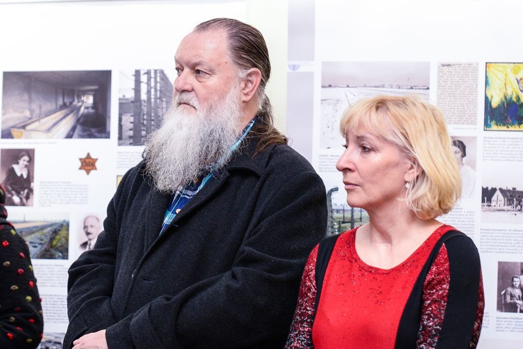 Výstava na radnici připomíná holocaust plzeňských Židů (foto: M. Pecuch, 8.3.2019)