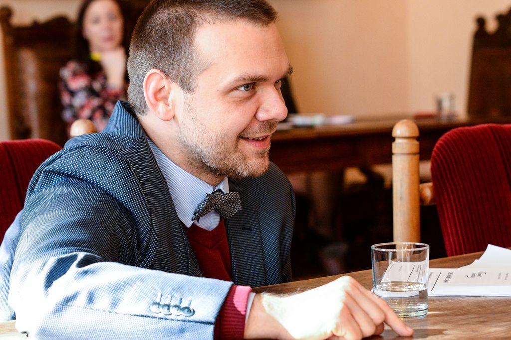 Jiří Světlík oslavil 95. narozeniny, svému rodákovi popřálo město Plzeň (foto: M. Pecuch, 20.3.2019)