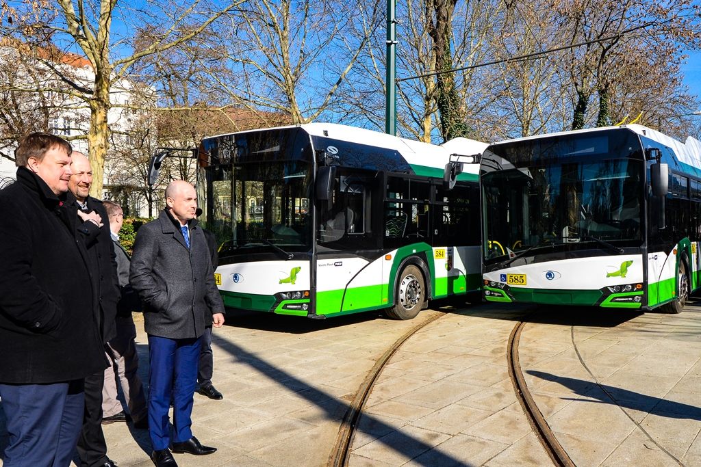 Plzeň nasadí trolejbusy nové generace (foto: M. Pecuch, 21.3.2019)
