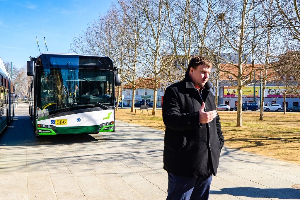 Plzeň nasadí trolejbusy nové generace (foto: M. Pecuch, 21.3.2019)