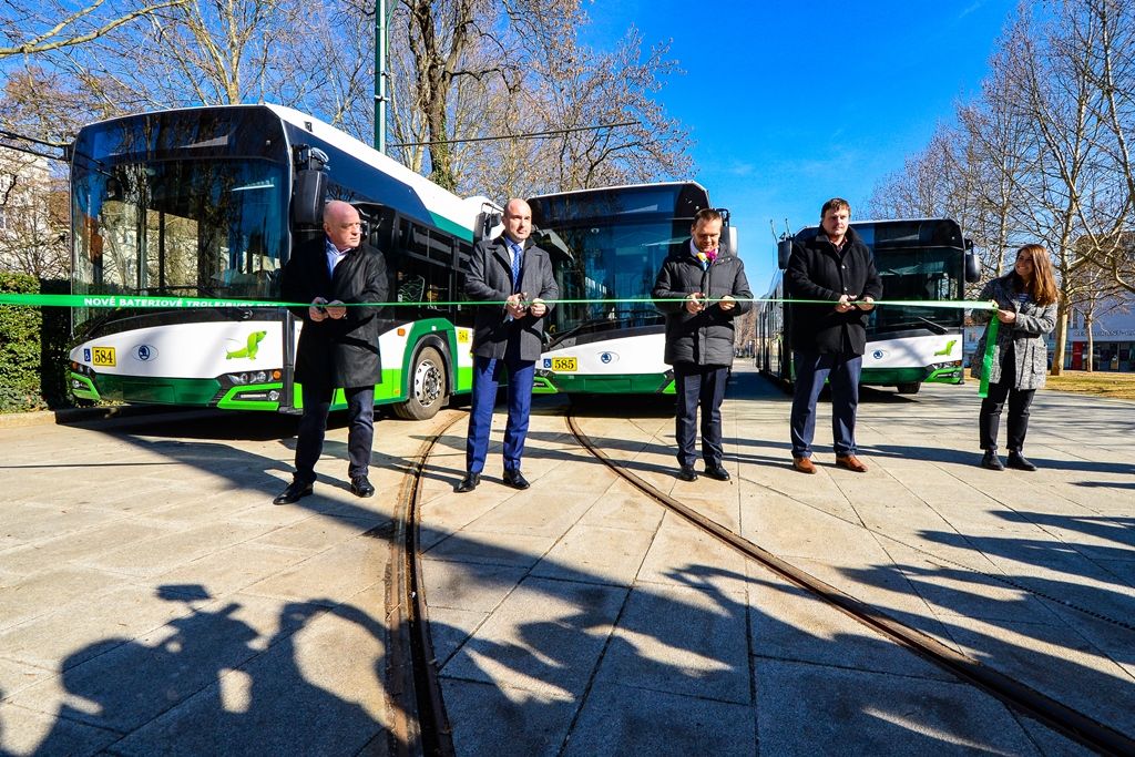 Plzeň nasadí trolejbusy nové generace (foto: M. Pecuch, 21.3.2019)