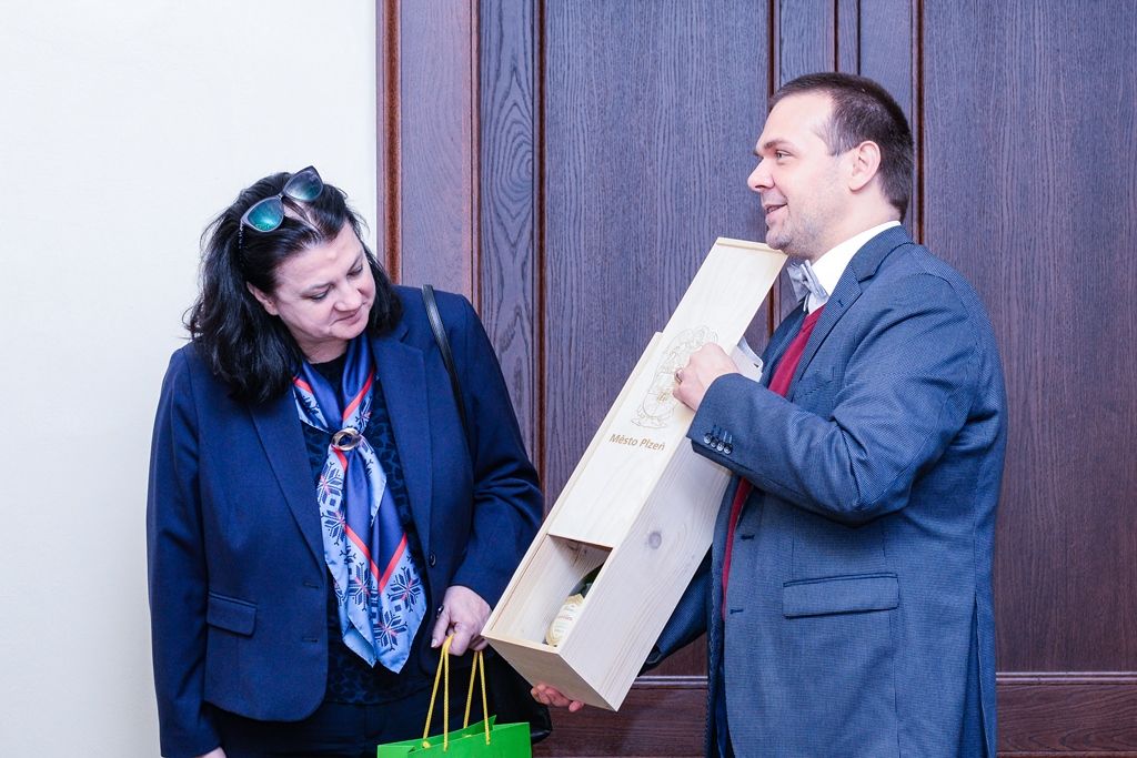 Rumunská delegace zavítala do Plzně (foto: M. Pecuch, 28.3.2019)
