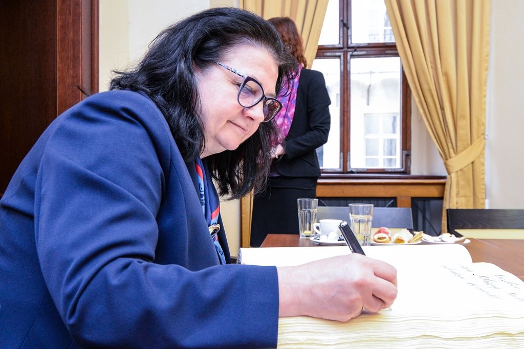 Rumunská delegace zavítala do Plzně (foto: M. Pecuch, 28.3.2019)