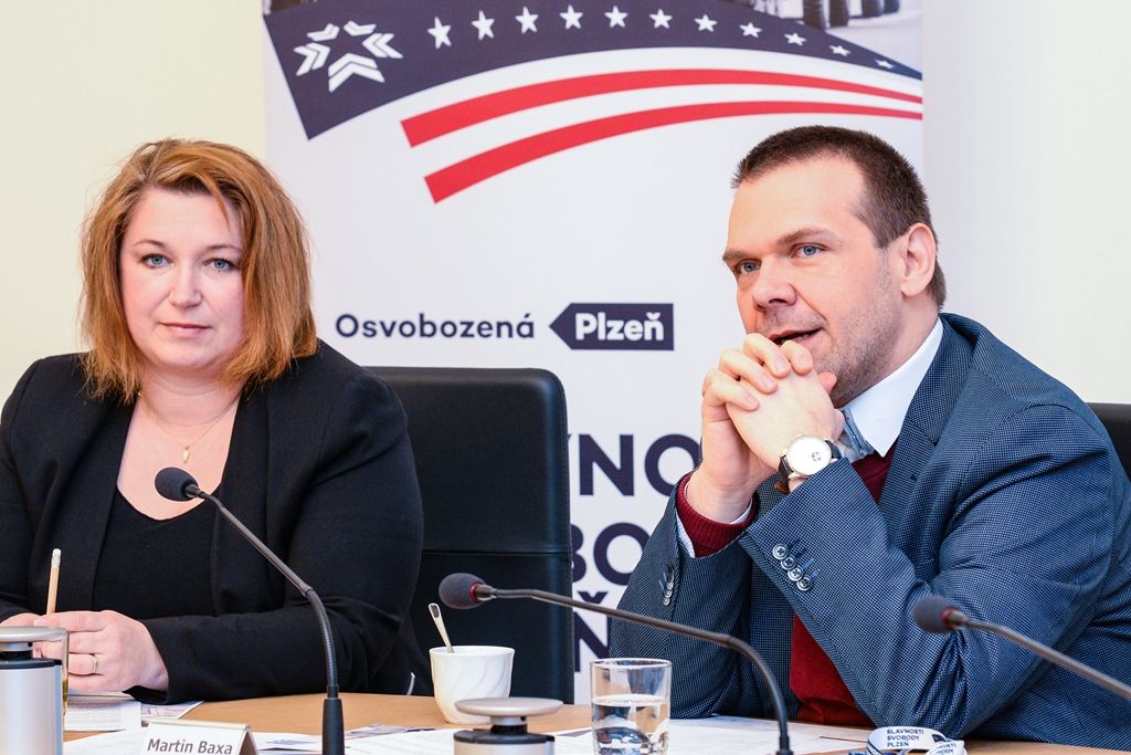 Slavnosti svobody 2019 - Tisková konference 28. března (foto: M. Pecuch, 28.3.2019)