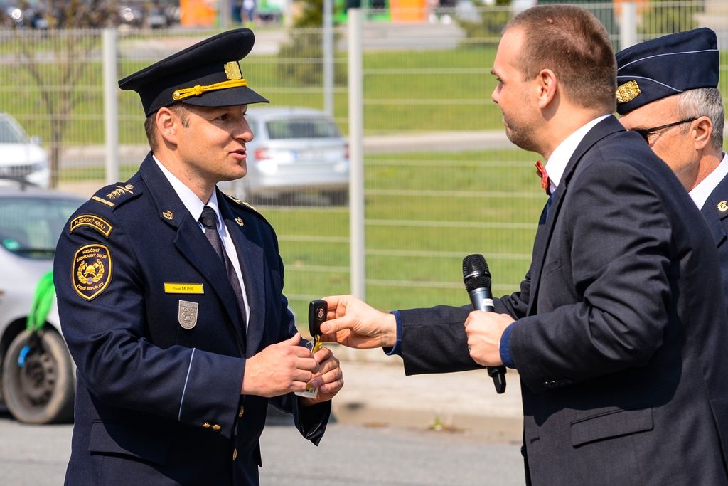 Nový vůz HZS Plzeňského kraje (zdroj: M. Pecuch, 9.4.2019)
