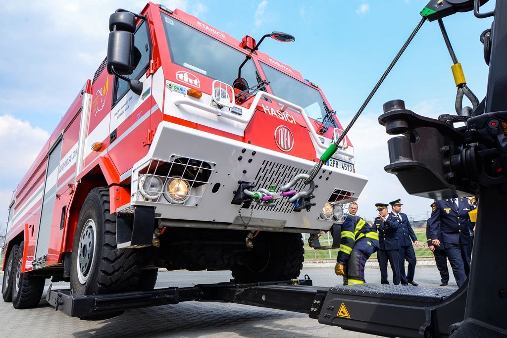 Nový vůz HZS Plzeňského kraje (zdroj: M. Pecuch, 9.4.2019)