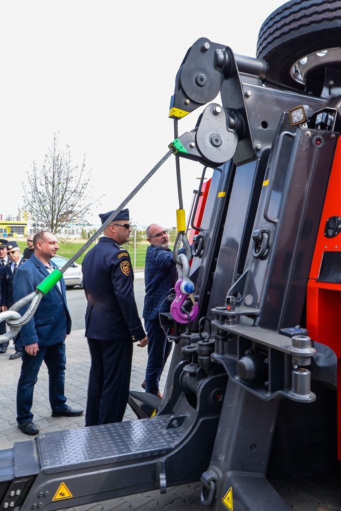Nový vůz HZS Plzeňského kraje (zdroj: M. Pecuch, 9.4.2019)