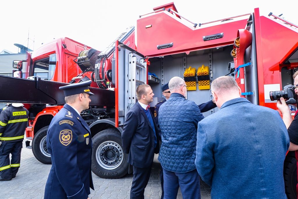 Nový vůz HZS Plzeňského kraje (zdroj: M. Pecuch, 9.4.2019)