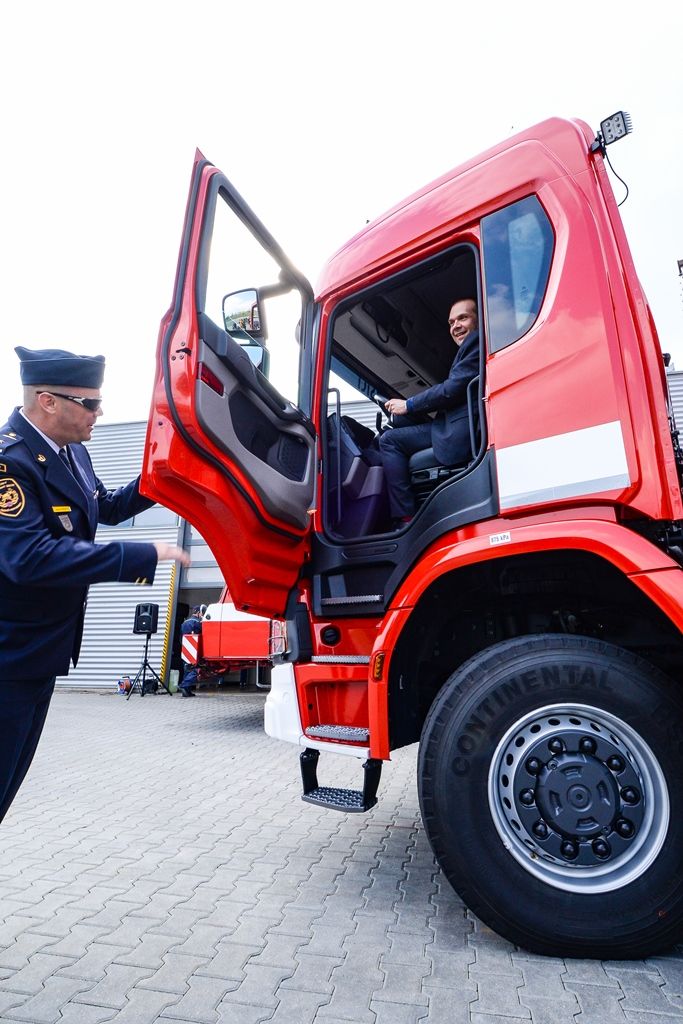 Nový vůz HZS Plzeňského kraje (zdroj: M. Pecuch, 9.4.2019)