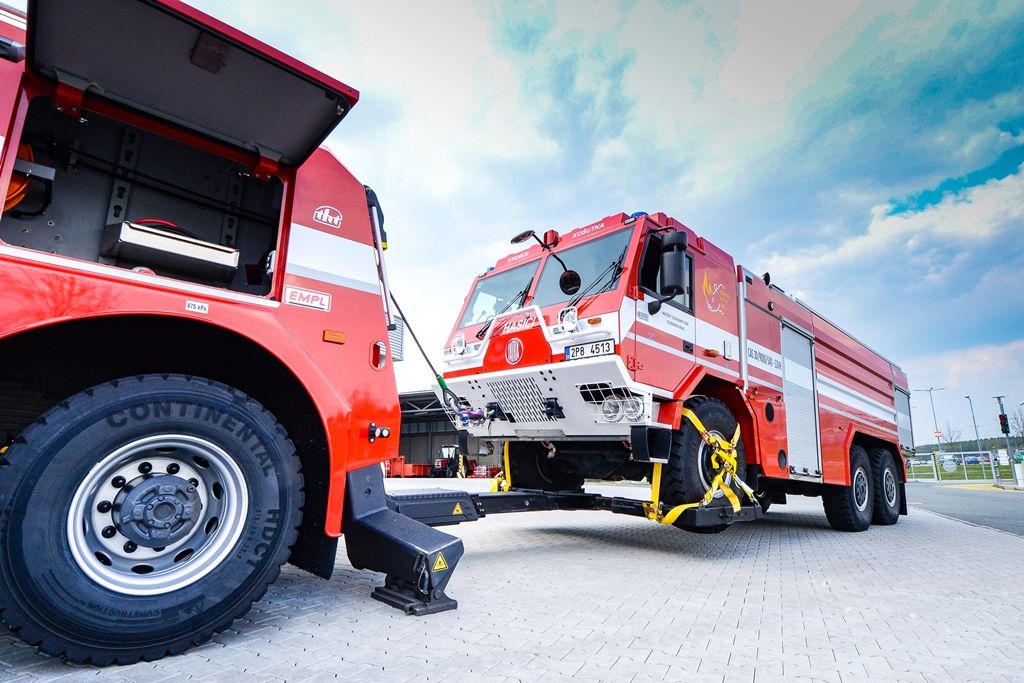 Nový vůz HZS Plzeňského kraje (zdroj: M. Pecuch, 9.4.2019)