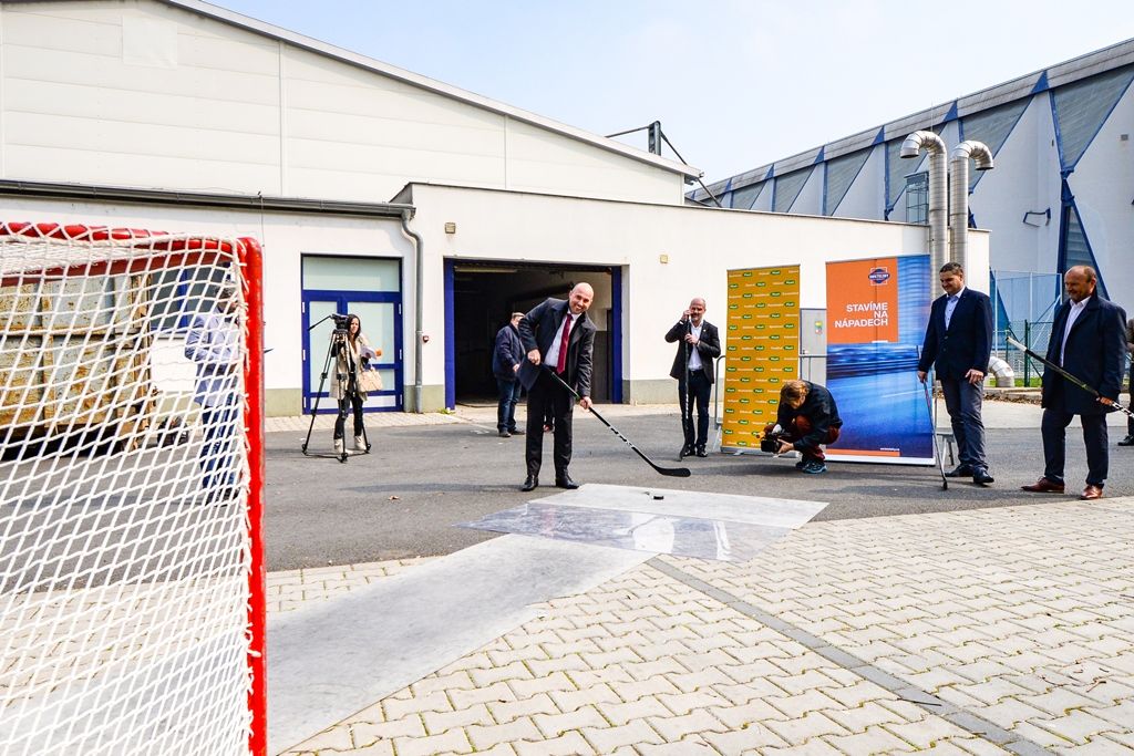 Plzeň vybuduje ubytovnu pro hokejovou akademii (foto: M. Pecuch, 10.4.2019)