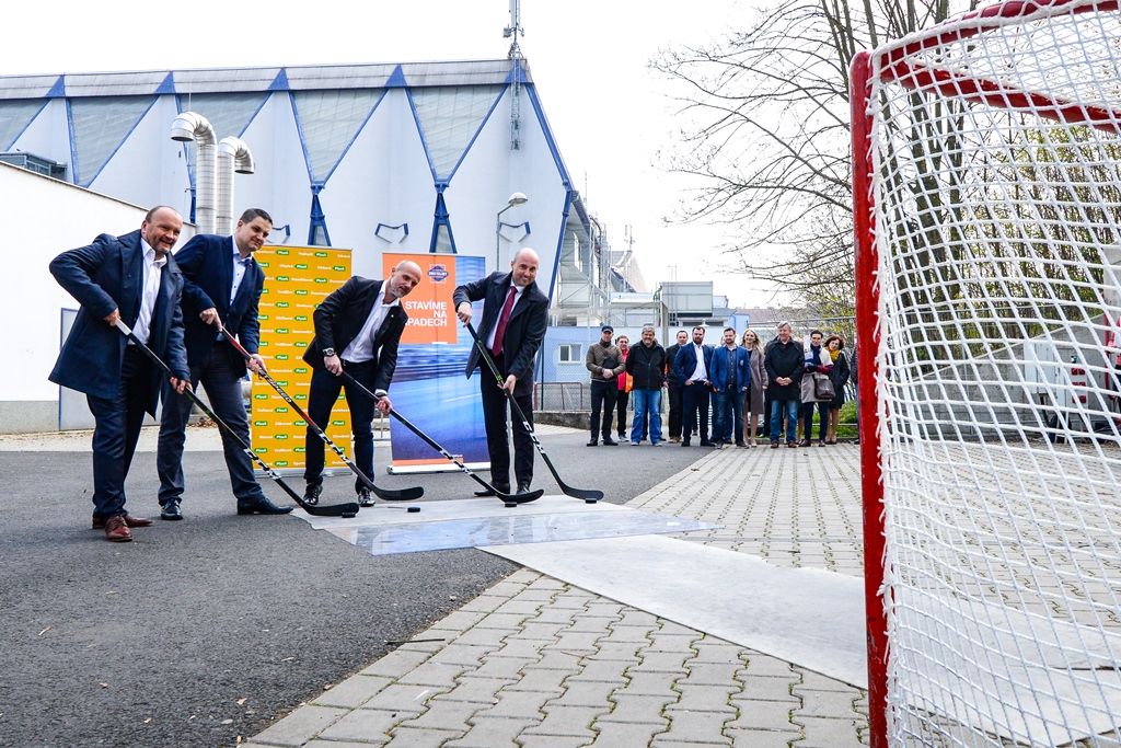 Plzeň vybuduje ubytovnu pro hokejovou akademii (foto: M. Pecuch, 10.4.2019)