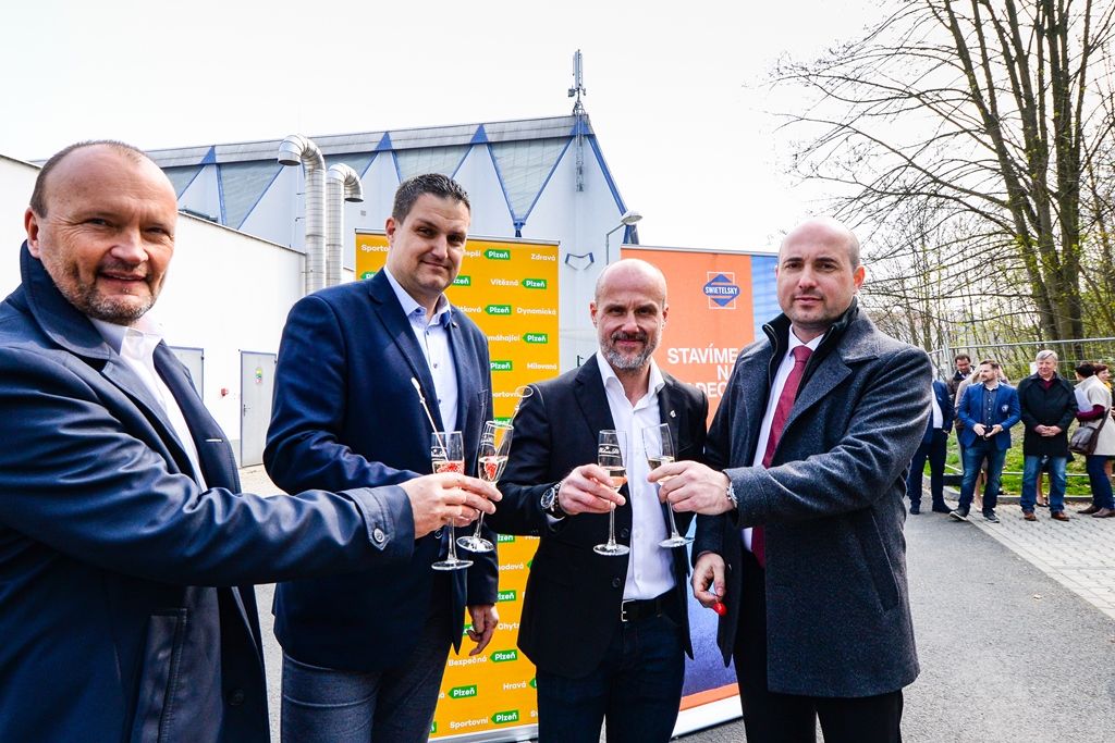Plzeň vybuduje ubytovnu pro hokejovou akademii (foto: M. Pecuch, 10.4.2019)
