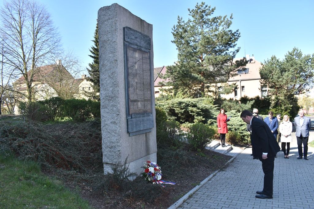 Oběti druhé světové války si připomněla Doubravka (foto: A. Jarošová, 17.4.2019)