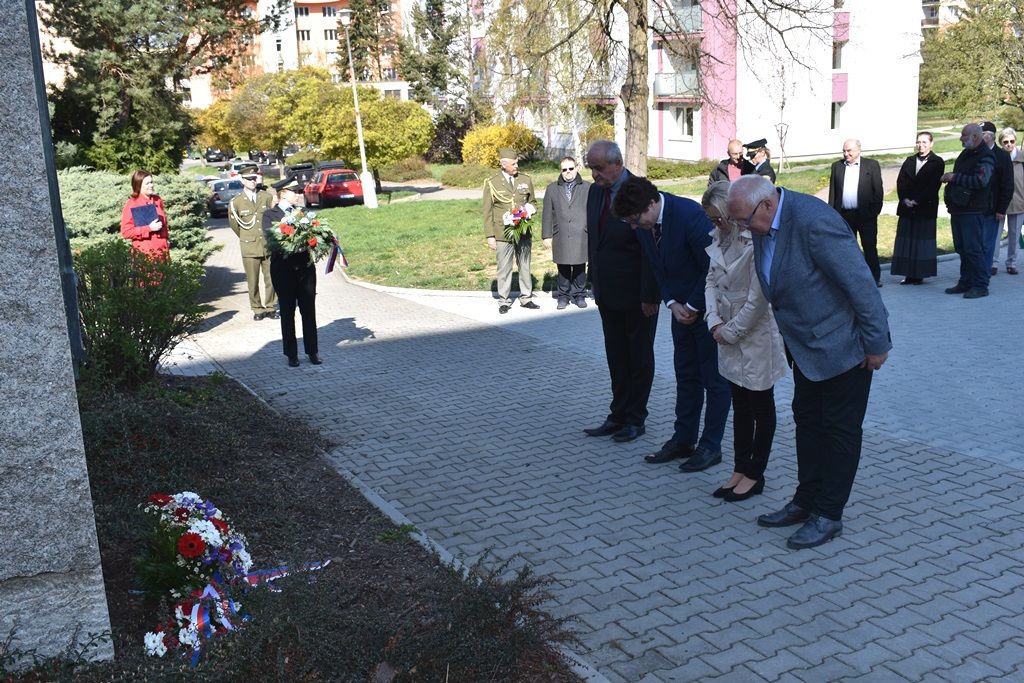 Oběti druhé světové války si připomněla Doubravka (foto: A. Jarošová, 17.4.2019)