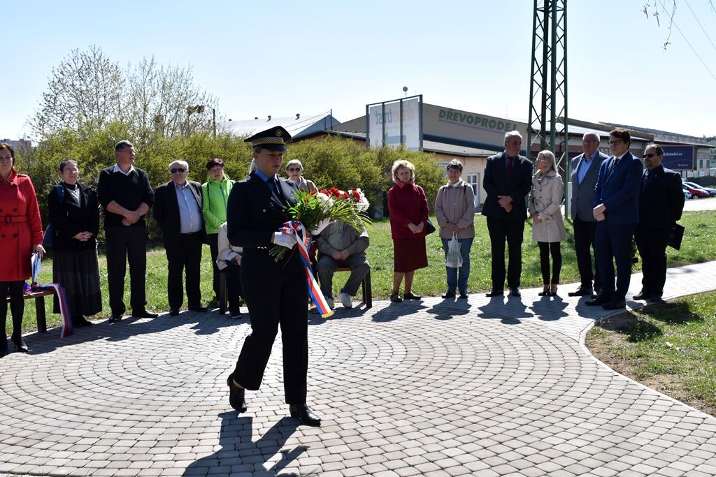 Oběti druhé světové války si připomněla Doubravka (foto: A. Jarošová, 17.4.2019)