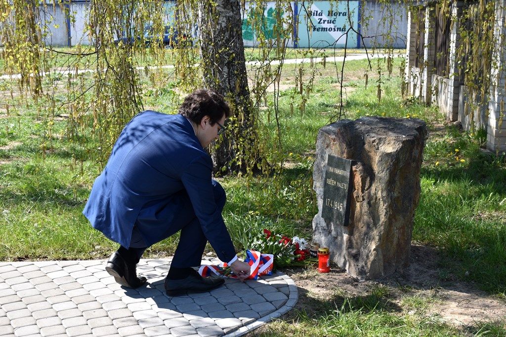 Oběti druhé světové války si připomněla Doubravka (foto: A. Jarošová, 17.4.2019)