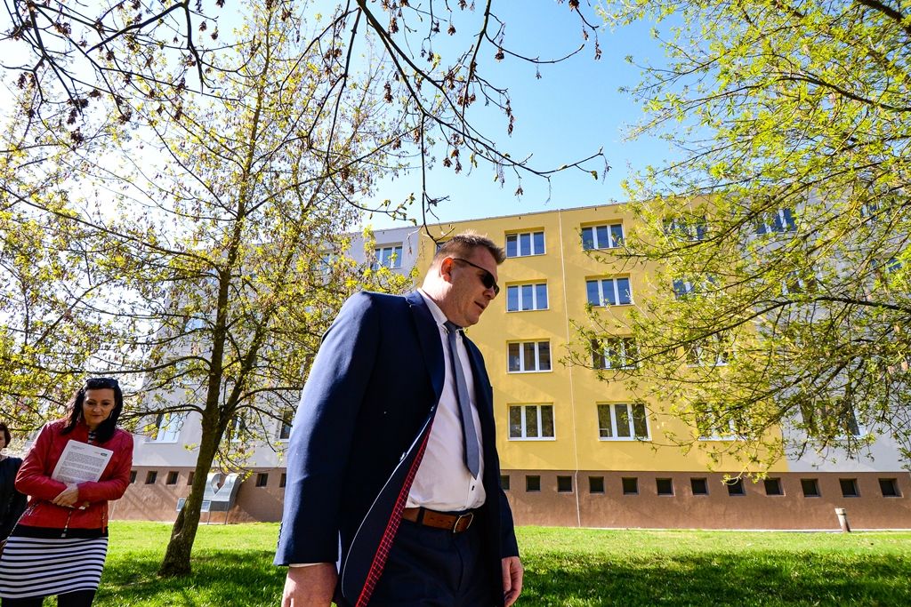 Plzeň zajistila další úpravy domu pro seniory U Jam 23 (foto: M. Pecuch, 17.4.2019)