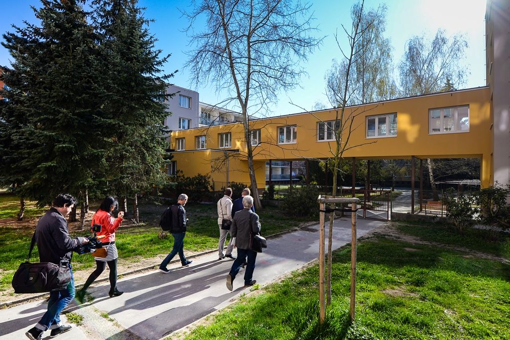 Plzeň zajistila další úpravy domu pro seniory U Jam 23 (foto: M. Pecuch, 17.4.2019)