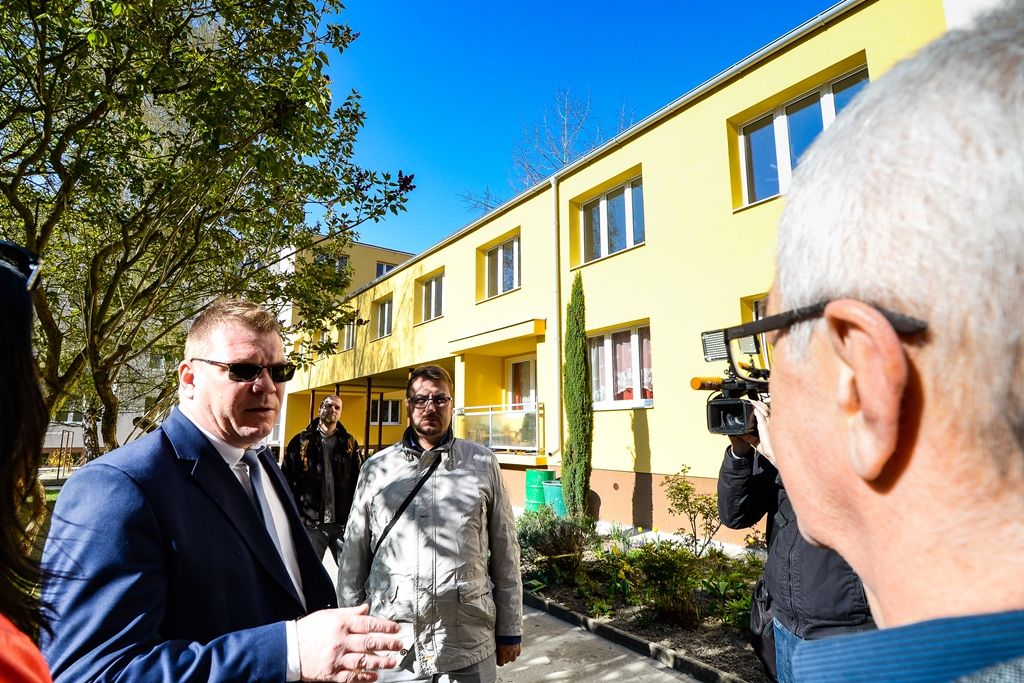 Plzeň zajistila další úpravy domu pro seniory U Jam 23 (foto: M. Pecuch, 17.4.2019)