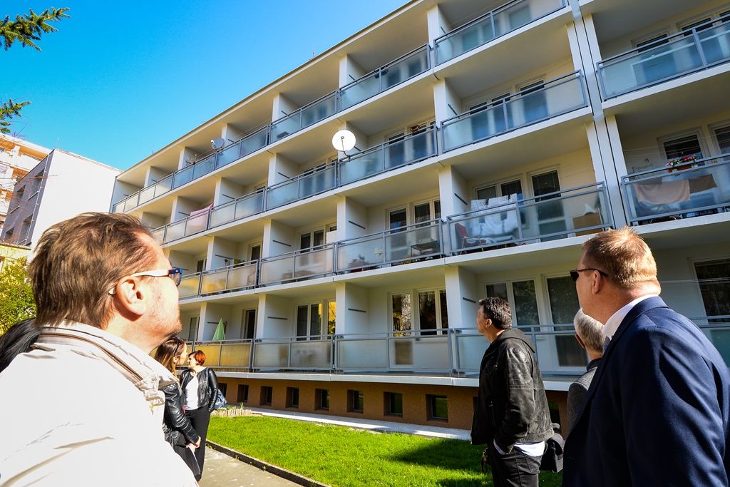 Plzeň zajistila další úpravy domu pro seniory U Jam 23 (foto: M. Pecuch, 17.4.2019)