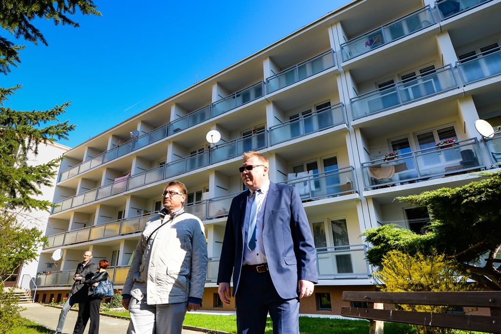 Plzeň zajistila další úpravy domu pro seniory U Jam 23 (foto: M. Pecuch, 17.4.2019)