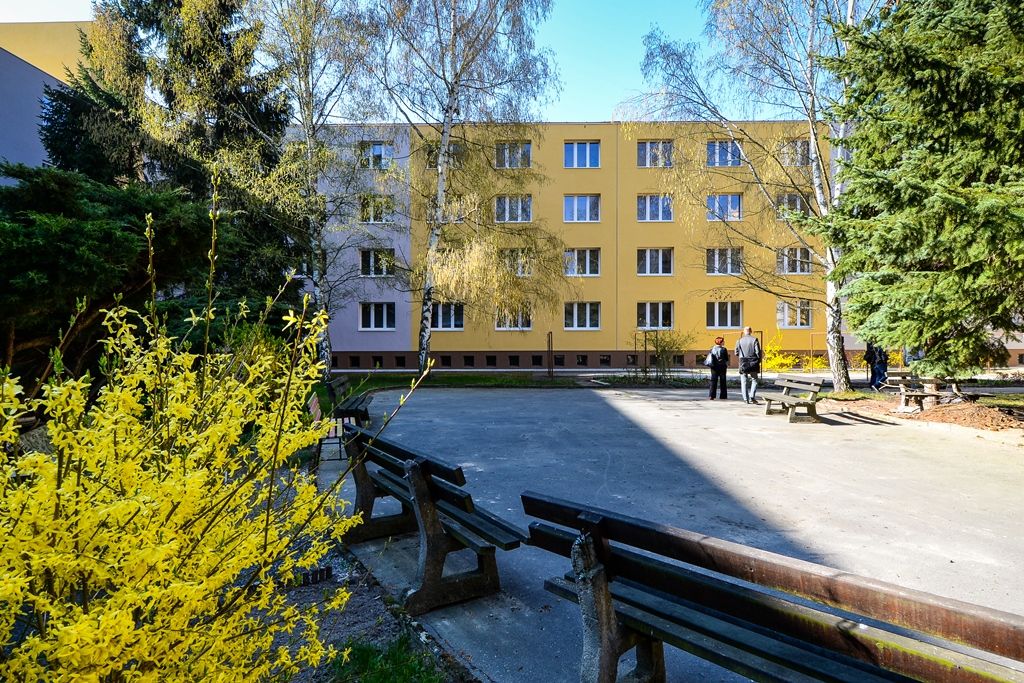 Plzeň zajistila další úpravy domu pro seniory U Jam 23 (foto: M. Pecuch, 17.4.2019)