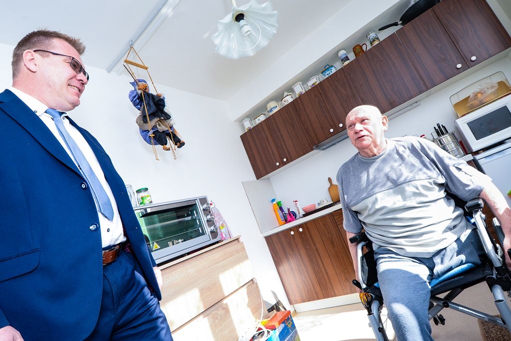 Plzeň zajistila další úpravy domu pro seniory U Jam 23 (foto: M. Pecuch, 17.4.2019)