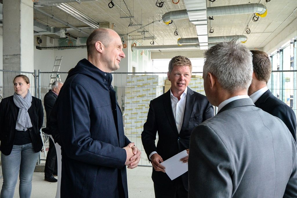 Konplan buduje v Plzni inovativní vývojové a konstrukční centrum (foto: M. Pecuch, 23.4.2019)