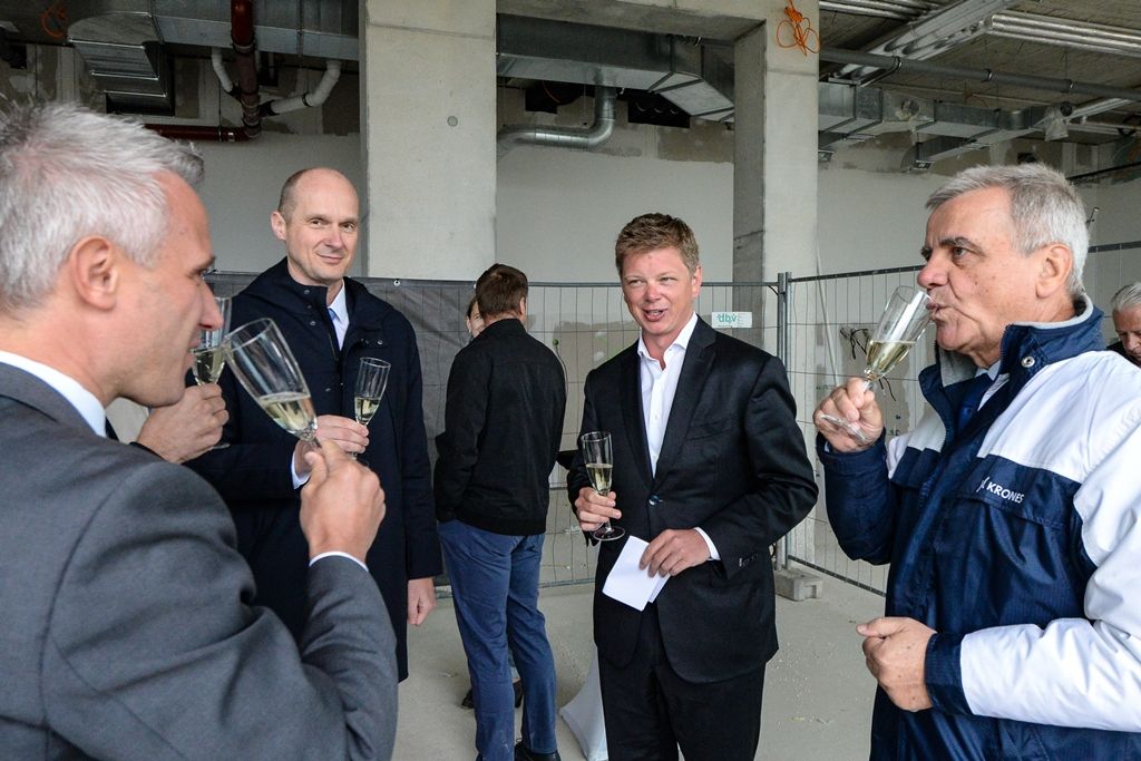 Konplan buduje v Plzni inovativní vývojové a konstrukční centrum (foto: M. Pecuch, 23.4.2019)