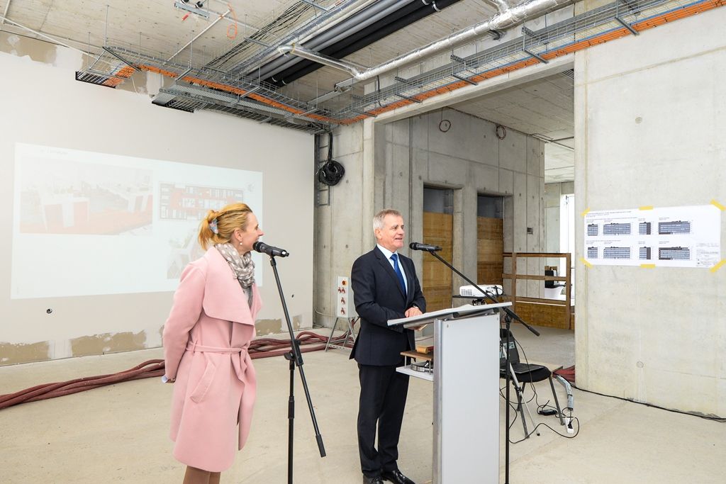 Konplan buduje v Plzni inovativní vývojové a konstrukční centrum (foto: M. Pecuch, 23.4.2019)