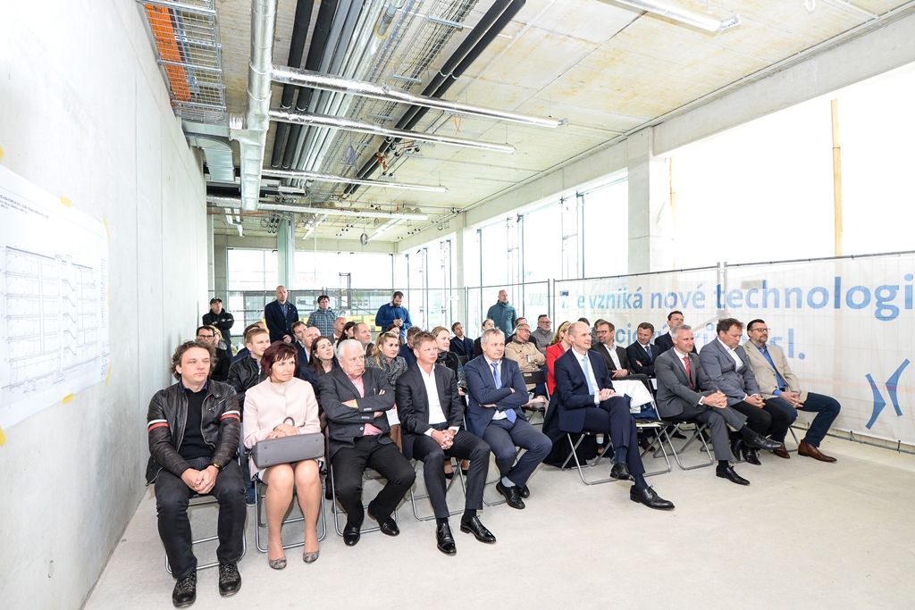 Konplan buduje v Plzni inovativní vývojové a konstrukční centrum (foto: M. Pecuch, 23.4.2019)