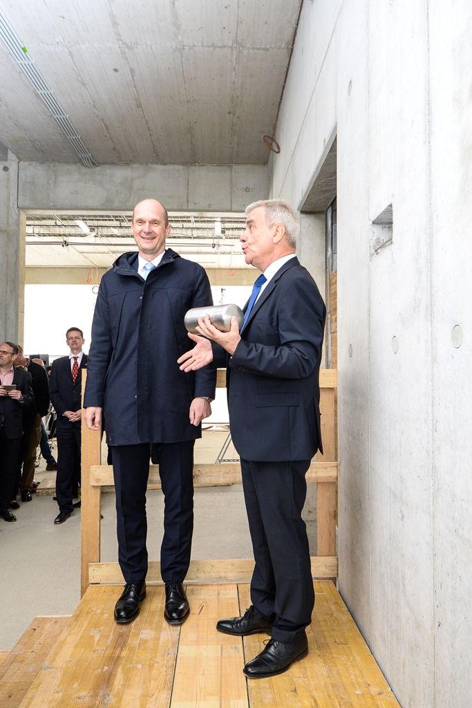 Konplan buduje v Plzni inovativní vývojové a konstrukční centrum (foto: M. Pecuch, 23.4.2019)