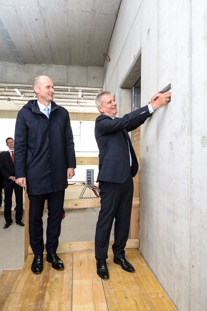 Konplan buduje v Plzni inovativní vývojové a konstrukční centrum (foto: M. Pecuch, 23.4.2019)