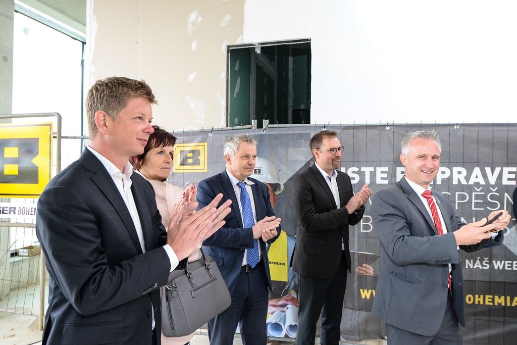 Konplan buduje v Plzni inovativní vývojové a konstrukční centrum (foto: M. Pecuch, 23.4.2019)