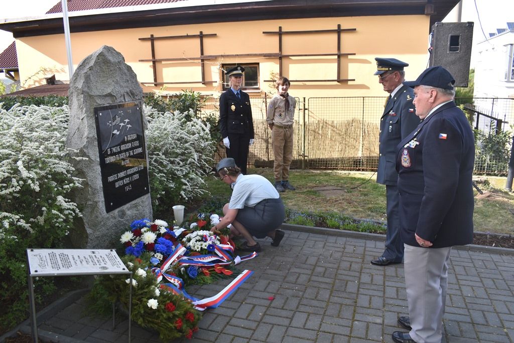 Pietní akt v Liticích (foto: A. Jarošová, 25.4.2019)