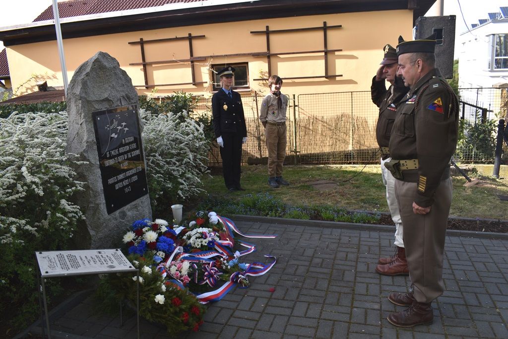 Pietní akt v Liticích (foto: A. Jarošová, 25.4.2019)