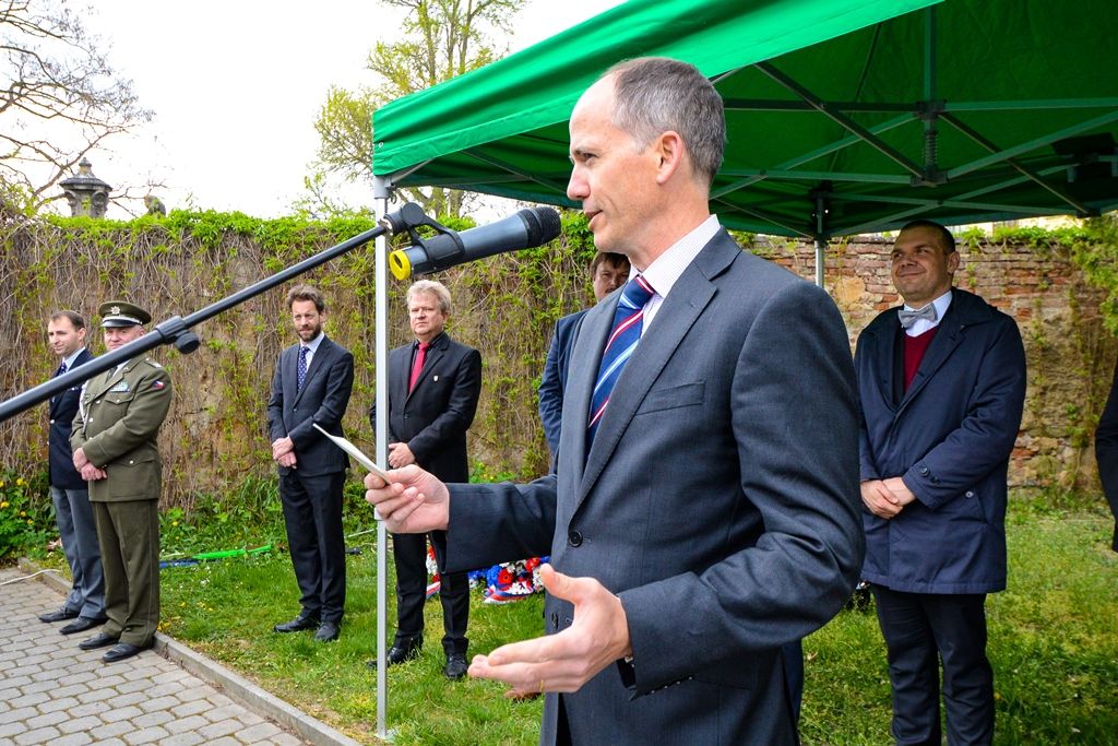 Slavnosti svobody 2019 - Pietní akty v Křimicích (foto: M. Pecuch, 27.4.2019)