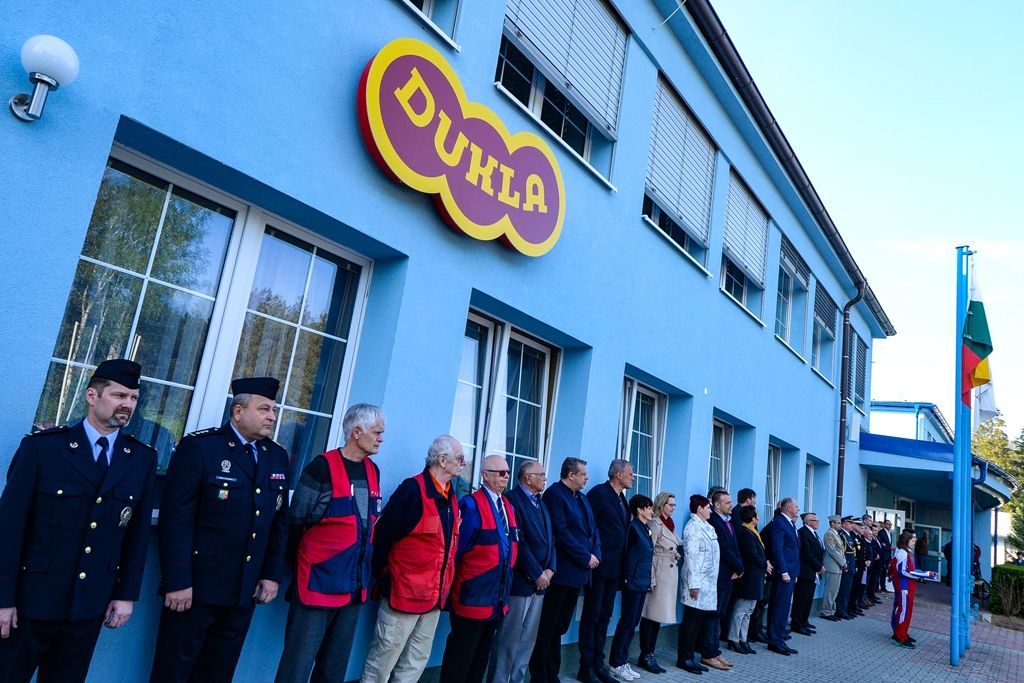 Slavnosti svobody 2019 - Zahájení střeleckých závodů (foto: M. Pecuch, 1.5.2019)