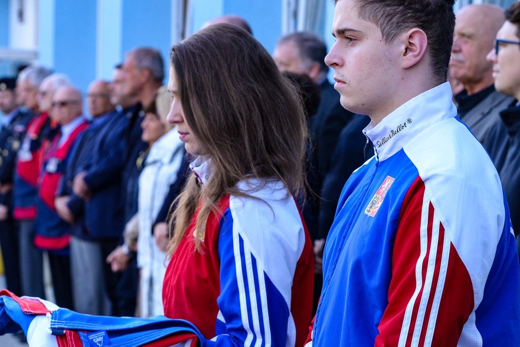 Slavnosti svobody 2019 - Zahájení střeleckých závodů (foto: M. Pecuch, 1.5.2019)