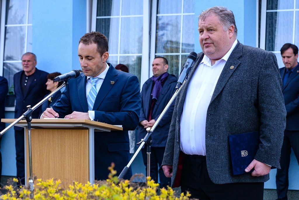 Slavnosti svobody 2019 - Zahájení střeleckých závodů (foto: M. Pecuch, 1.5.2019)