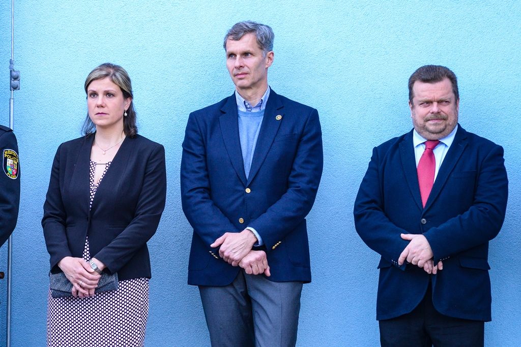 Slavnosti svobody 2019 - Zahájení střeleckých závodů (foto: M. Pecuch, 1.5.2019)