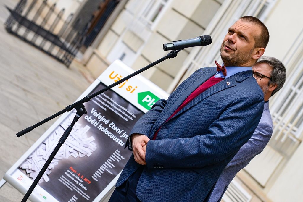 Slavnosti svobody 2019 - Vernisáž výstavy Z Dunkirku do Plzně (foto: M. Pecuch, 2.5.2019)