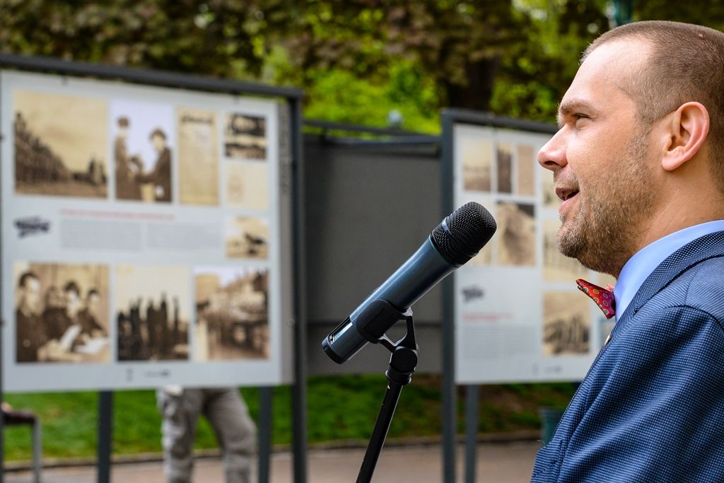 Slavnosti svobody 2019 - Vernisáž výstavy Z Dunkirku do Plzně (foto: M. Pecuch, 2.5.2019)