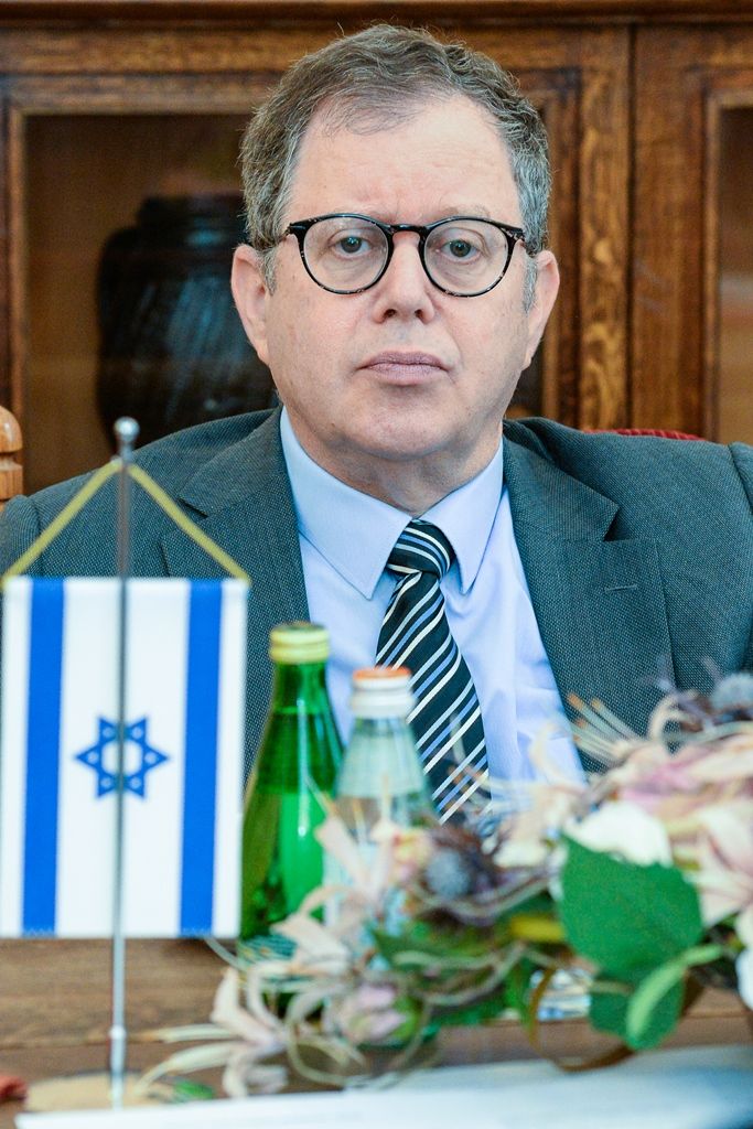 Velvyslanec Státu Izrael v ČR J. E. Daniel Meron zavítal do Plzně (foto: M. Pecuch, 3.5.2019)