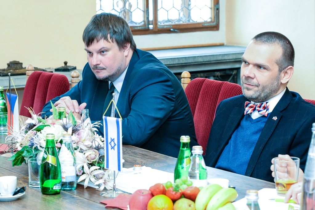 Velvyslanec Státu Izrael v ČR J. E. Daniel Meron zavítal do Plzně (foto: M. Pecuch, 3.5.2019)