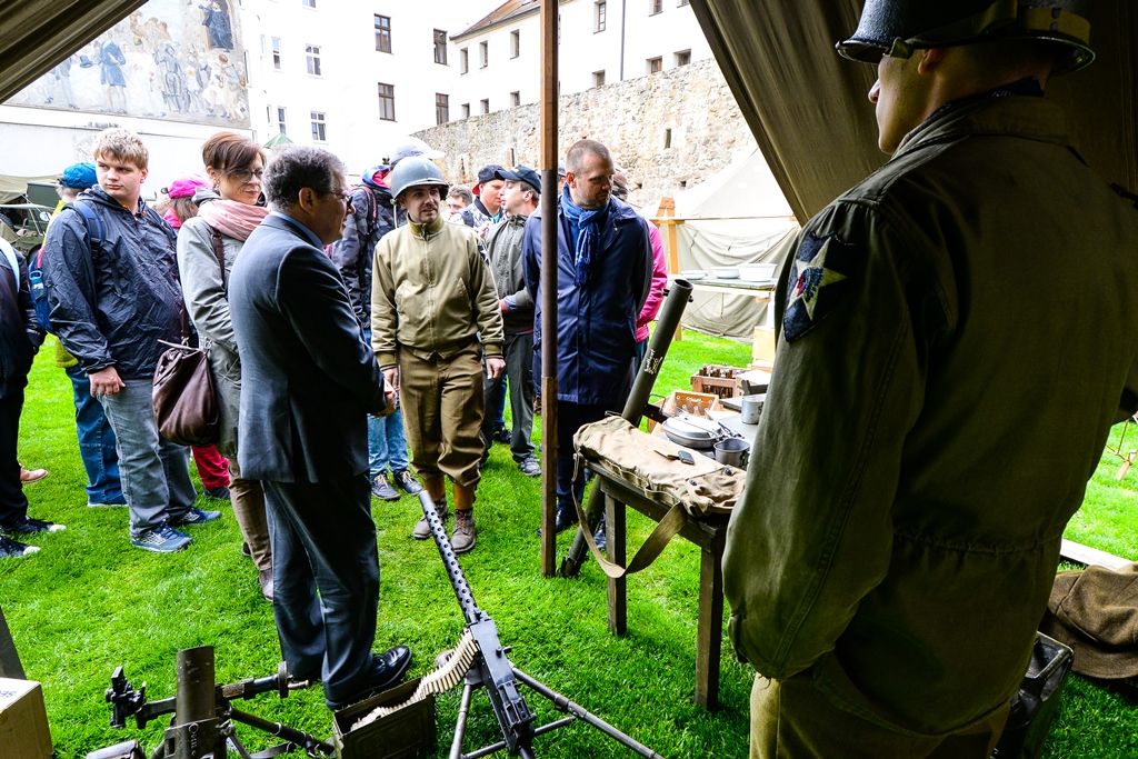 Velvyslanec Státu Izrael v ČR J. E. Daniel Meron zavítal do Plzně (foto: M. Pecuch, 3.5.2019)