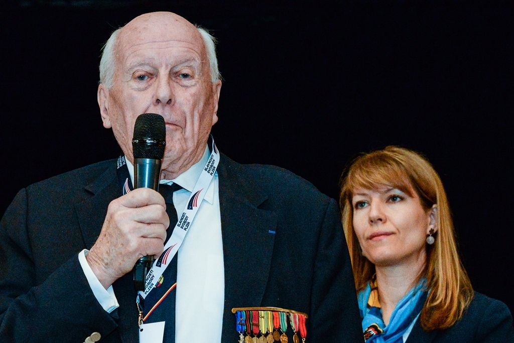 Slavnosti svobody 2019 - Beseda veteránů se studenty (foto: M. Pecuch, 3.5.2019)