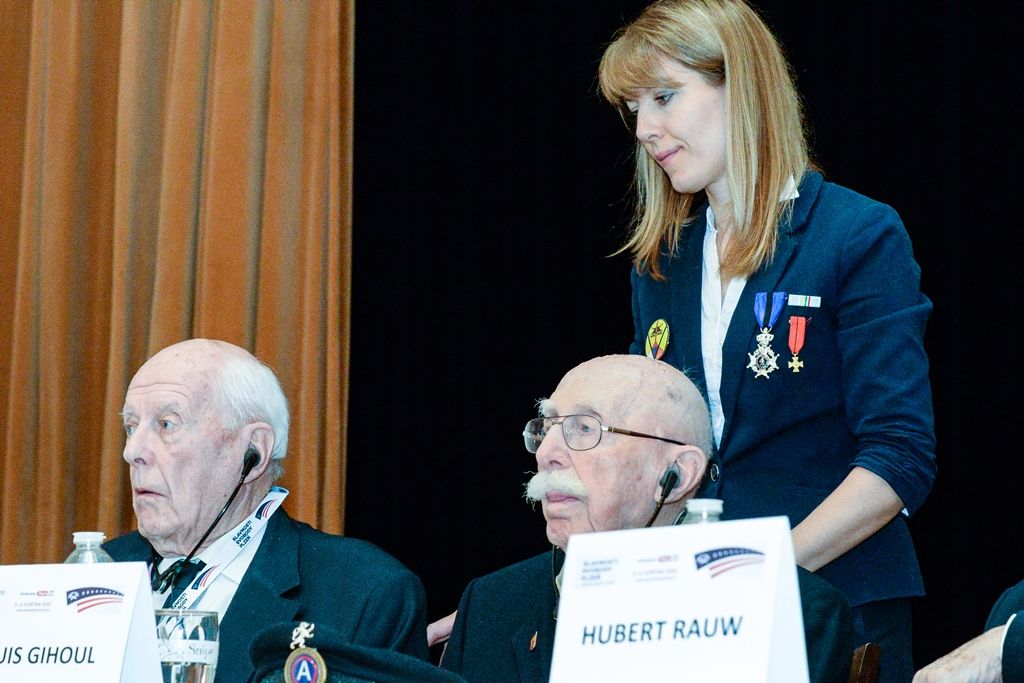 Slavnosti svobody 2019 - Beseda veteránů se studenty (foto: M. Pecuch, 3.5.2019)