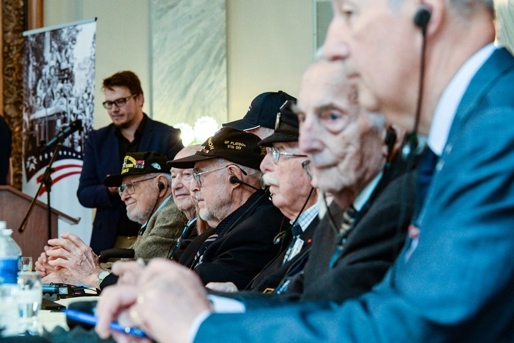 Slavnosti svobody 2019 - Beseda veteránů s veřejností (foto: M. Pecuch, 4.5.2019)